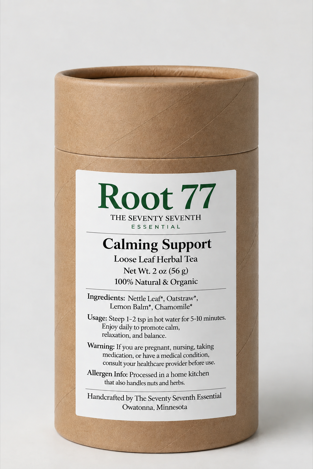 Calming Support and nourish Loose leaf tea