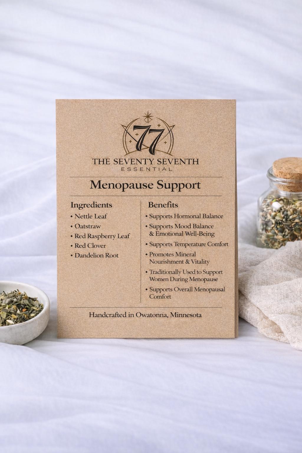 Menopause and nourish loose leaf tea