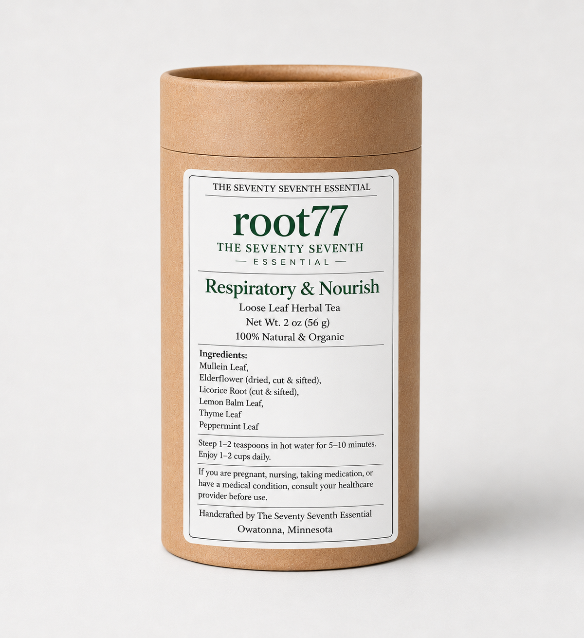 Respiratory and nourish loose leaf tea