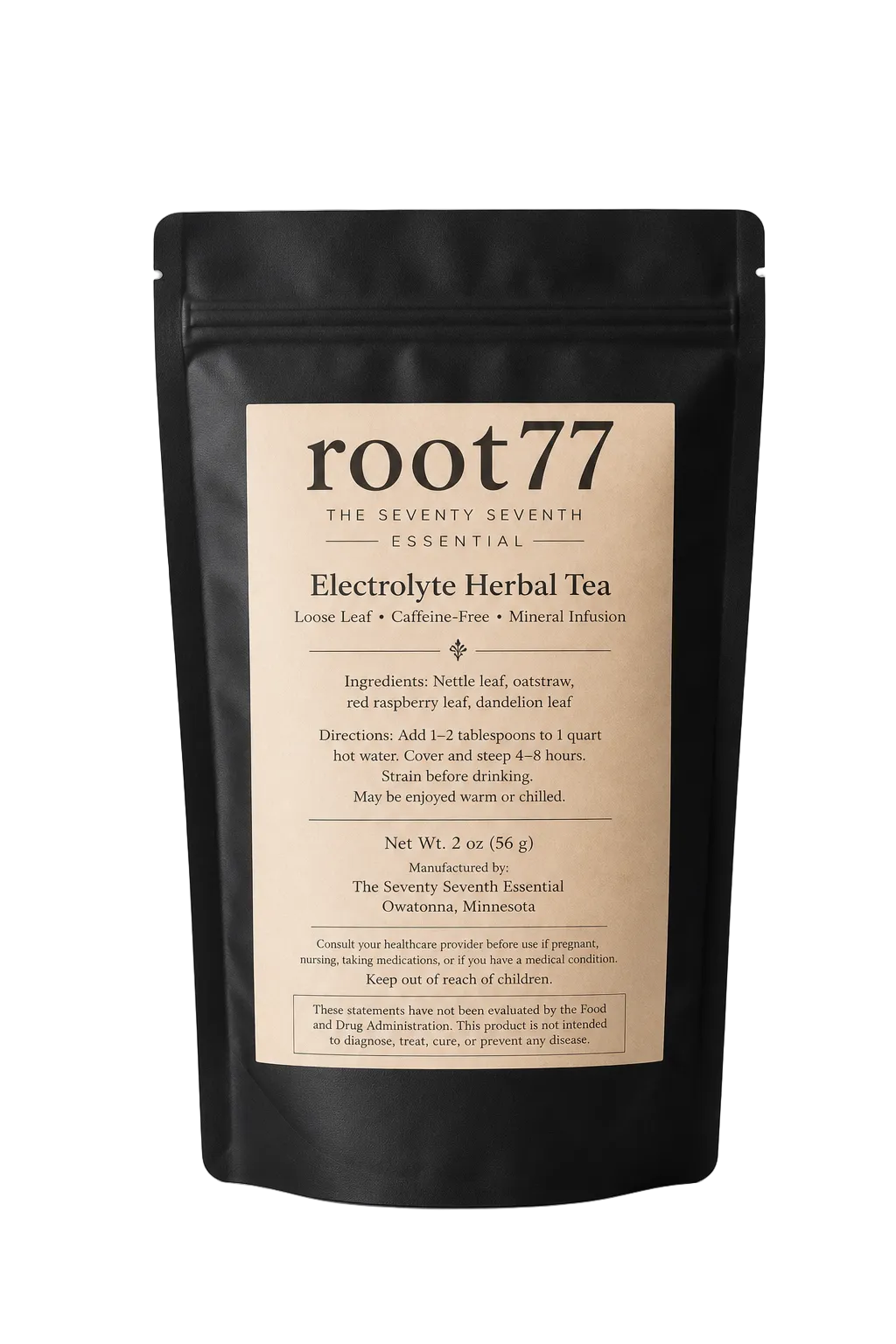 Electrolyte, herbal tea ￼