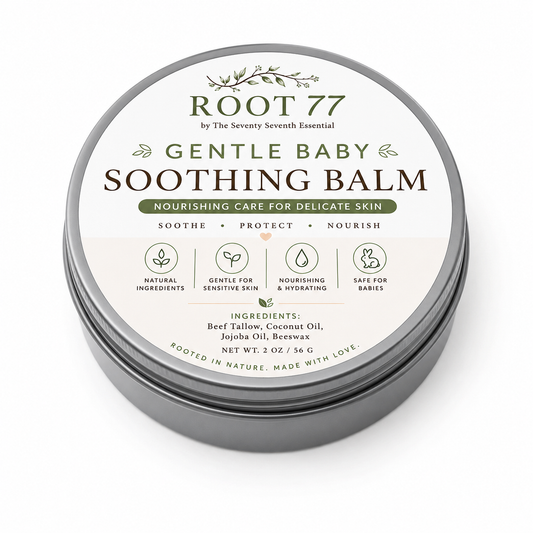 Gentle, soothing baby balm
